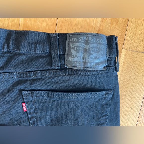 LEVIS | 541 ATHLETIC TAPER MEN'S JEANS - Black - Picture 9 of 12